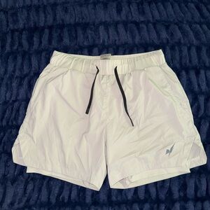 White Athletic Men's Shorts
